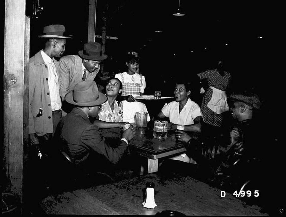 The commissary for blacks at the Hanford nuclear reservation during World War II included a tavern that seated 508 patrons. It was a popular place for socializing.