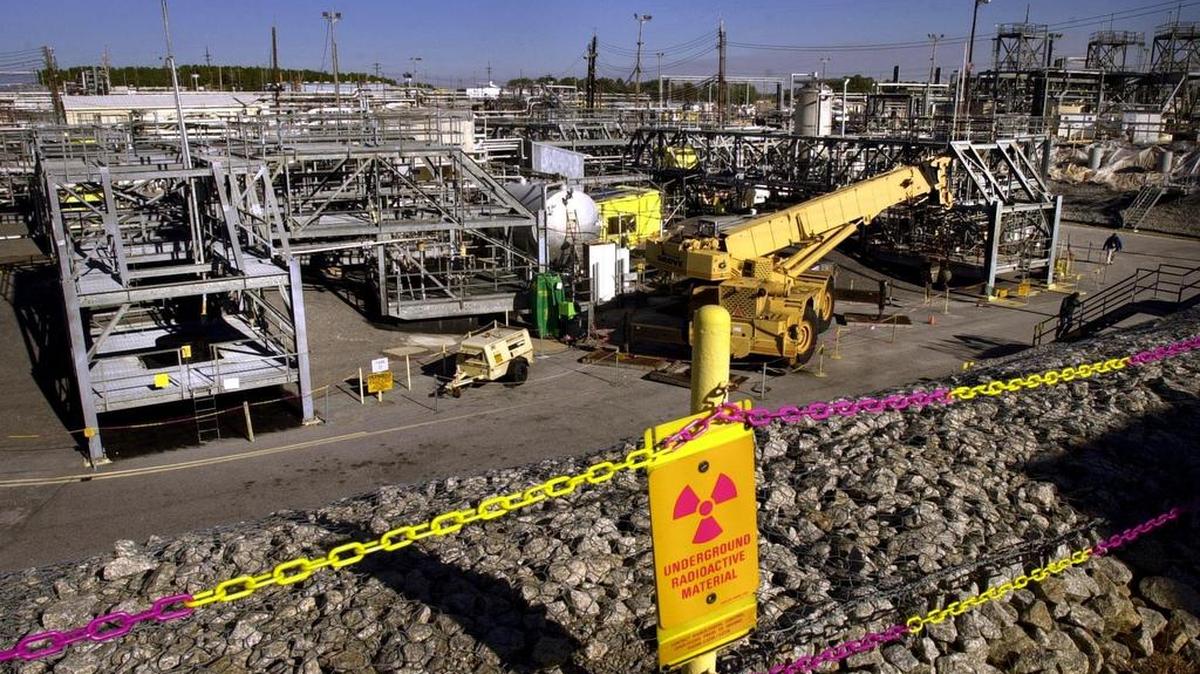 The radioactive waste tank farms at the Savannah River Site in South Carolina are in the process of being closed.