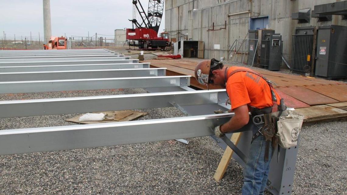 The roof of the defunct REDOX processing plant at Hanford was replaced in 2017 to protect the highly contaminated plant until it can be demolished.