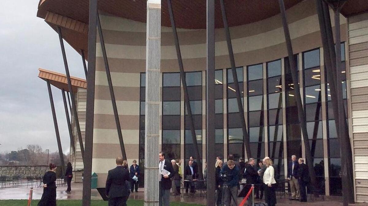 A one-of-a-kind fountain has been created out of a test nuclear fuel assembly and placed at the Reach museum in Richland.