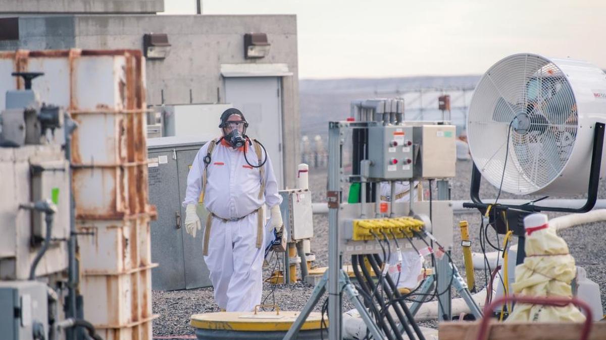 Reports of suspicious smells that could be from chemical vapors at the Hanford tank farms have declined since workers began wearing supplied air respirators for most work within tank farms. Wednesday workers outside the tank farms reported a suspicious odor.
