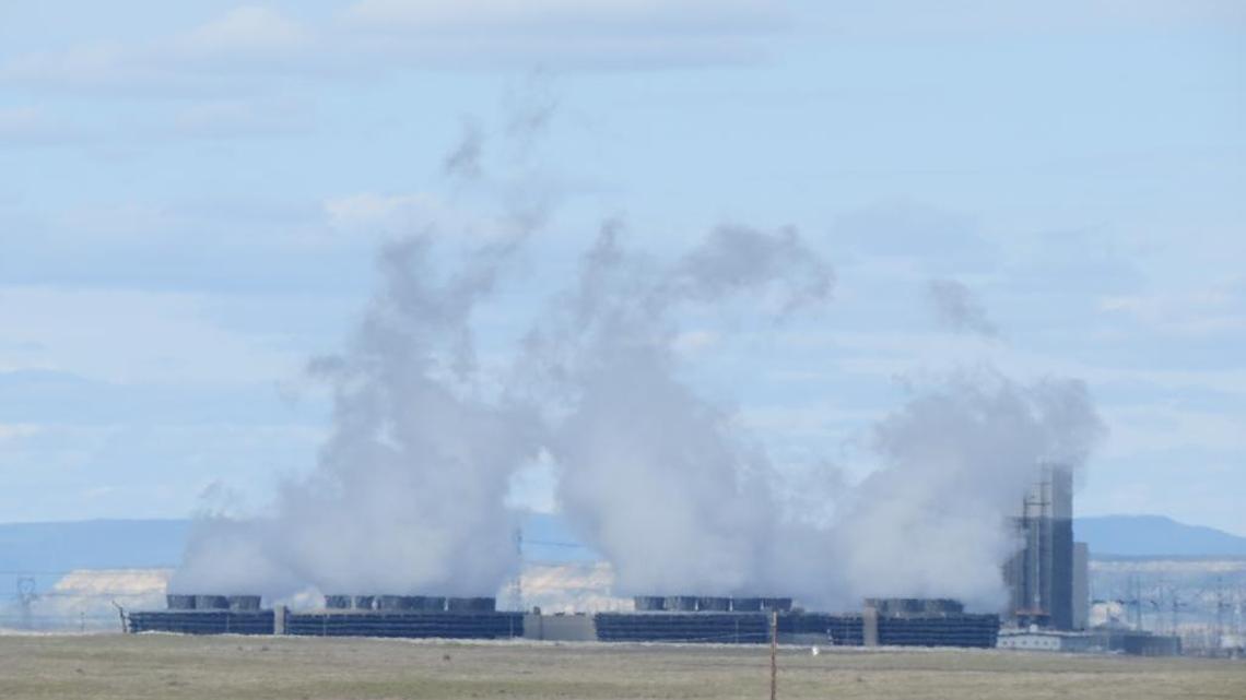 Steam rises from the Columbia Generating Station near Richland, the Pacific Northwest’s only operating commercial nuclear power plant.
