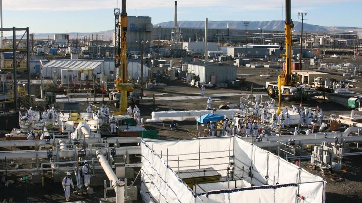 The Hanford nuclear site in Eastern Washington has 177 underground tanks built to store 56 million gallons of radioactive and hazardous waste left from the production of plutonium for the nation’s nuclear weapons program.