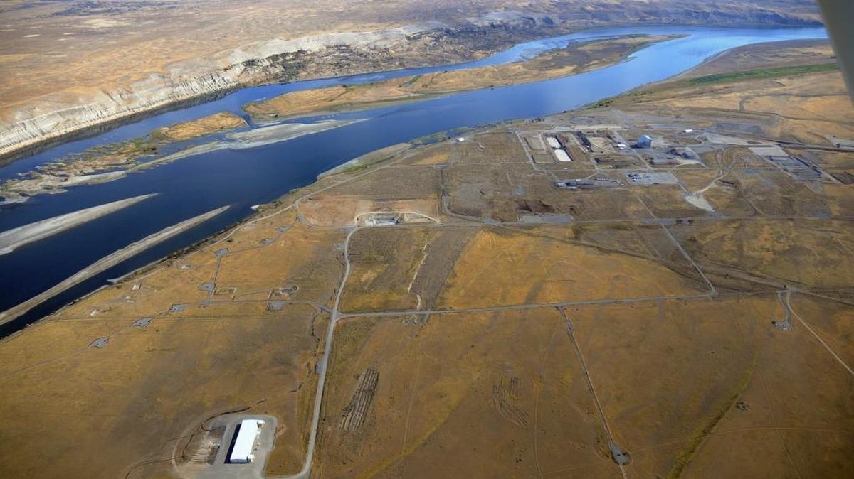 A groundwater treatment plant near the former H Reactor at the Hanford nuclear reservation has helped clean contamination from 18 billion gallons of groundwater before it reaches the nearby Columbia River.