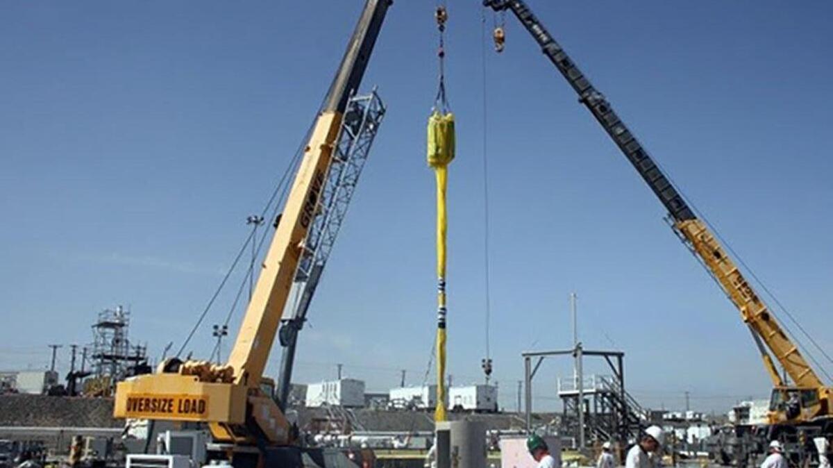 A sluicer, wrapped in plastic to prevent the spread of radioactive contamination, was removed from Tank C-102 partway through waste retrieval and replaced.
