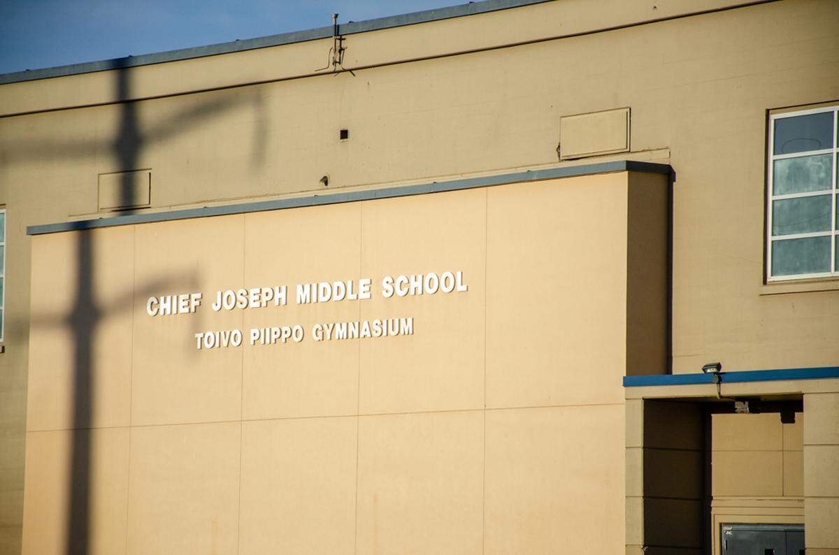 Chief Joseph Middle School is located at 504 Wilson Street in Richland, Washington.
