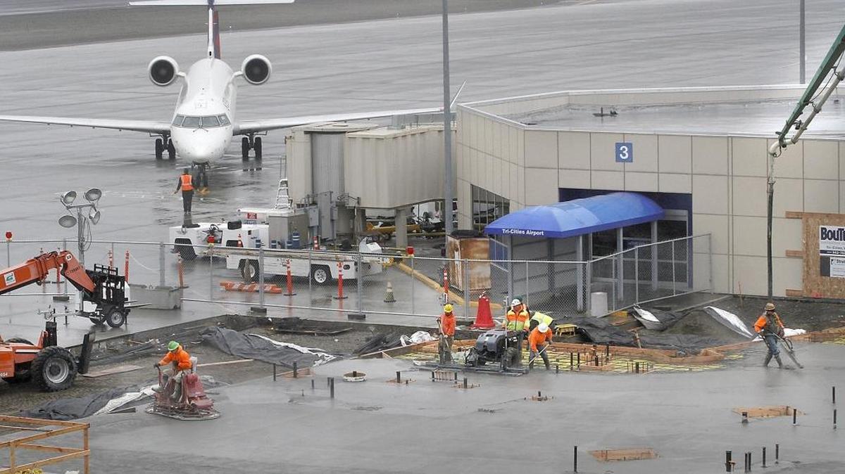 
The main entrance at Tri-Cities Airport in Pasco will be closed for renovations starting Oct. 5. Passengers will be redirected to the doors to the east near airline ticketing and baggage claim.
