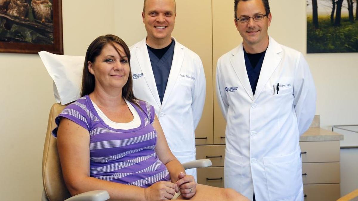 Columbia Basin Oral & Maxillofacial Surgeons in Kennewick are soliciting applications for the second Smile Again program. The recipient will receive dental implants and suupporting servicdes worth up to $50,000. Barbara Trivett, of Kennewick, was the 2016 recipient.