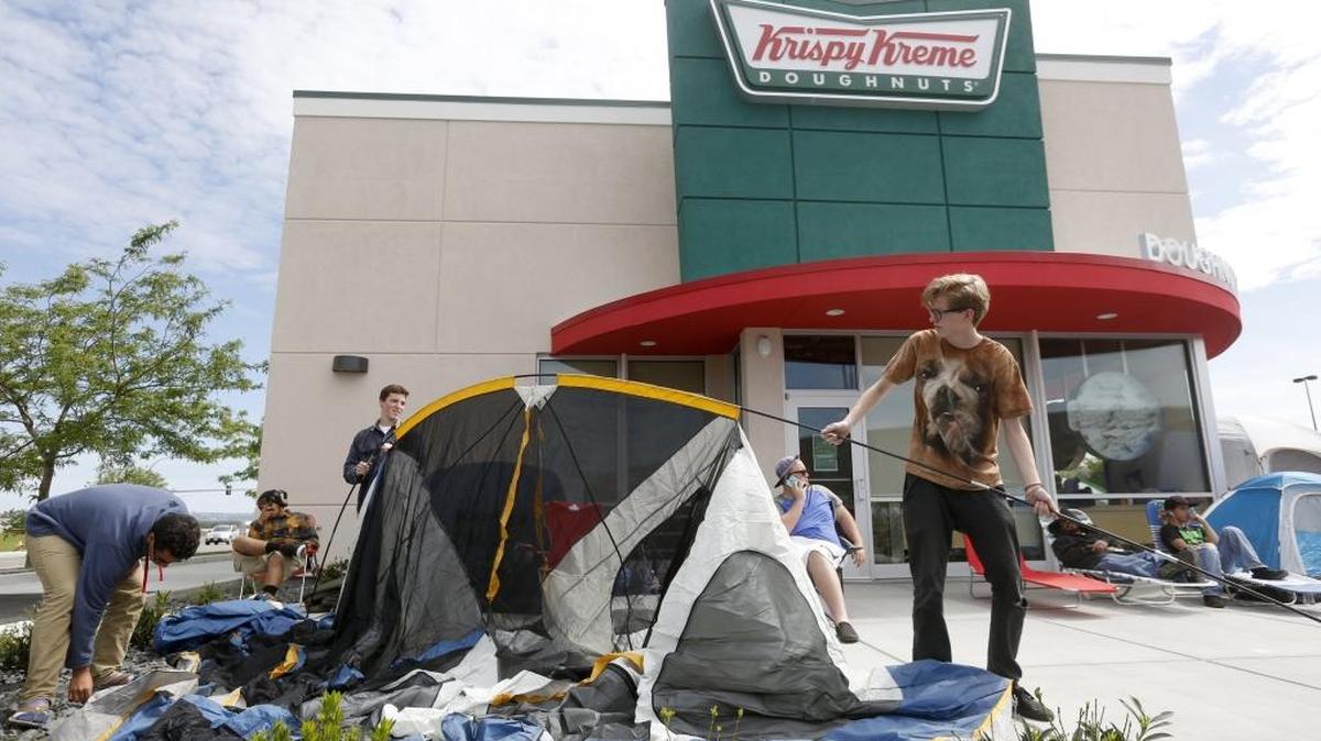 Tri-City Herald readers in 2002 identified Krispy Kreme as a business they wanted to come to town. It took a while but the doughnut purveyor debuted last spring at Queensgate in Richland. Fans camped out for free samples.