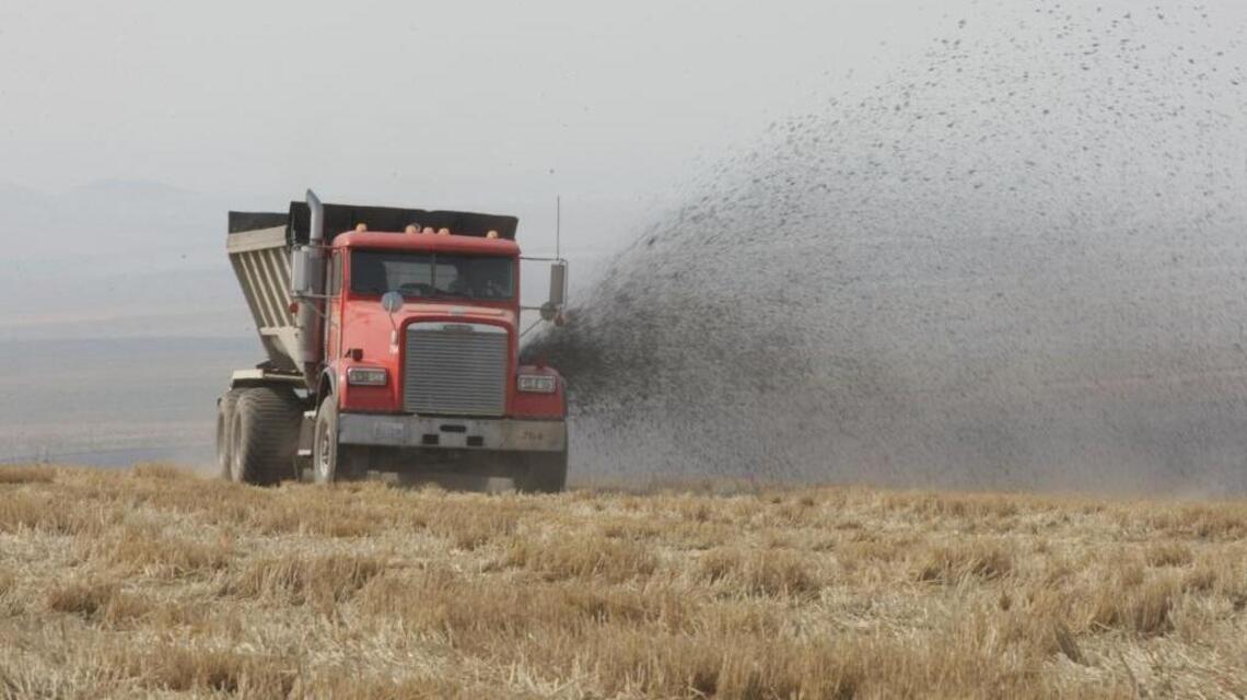 How Pasco sewage sludge gets recycled to fuel Benton County wheat farms