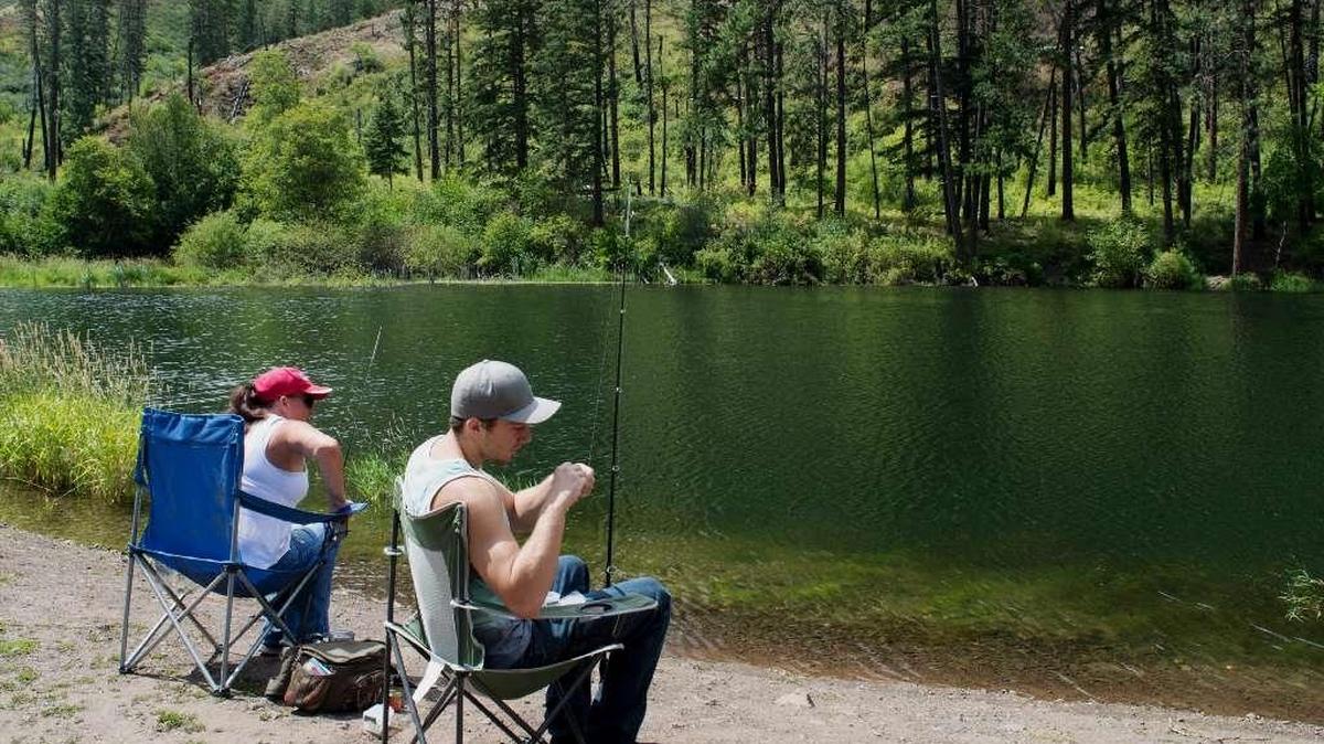 Free Fishing Weekend in Washington state this year is June 11-12. Blue Lake on the Tucannon River is shown.