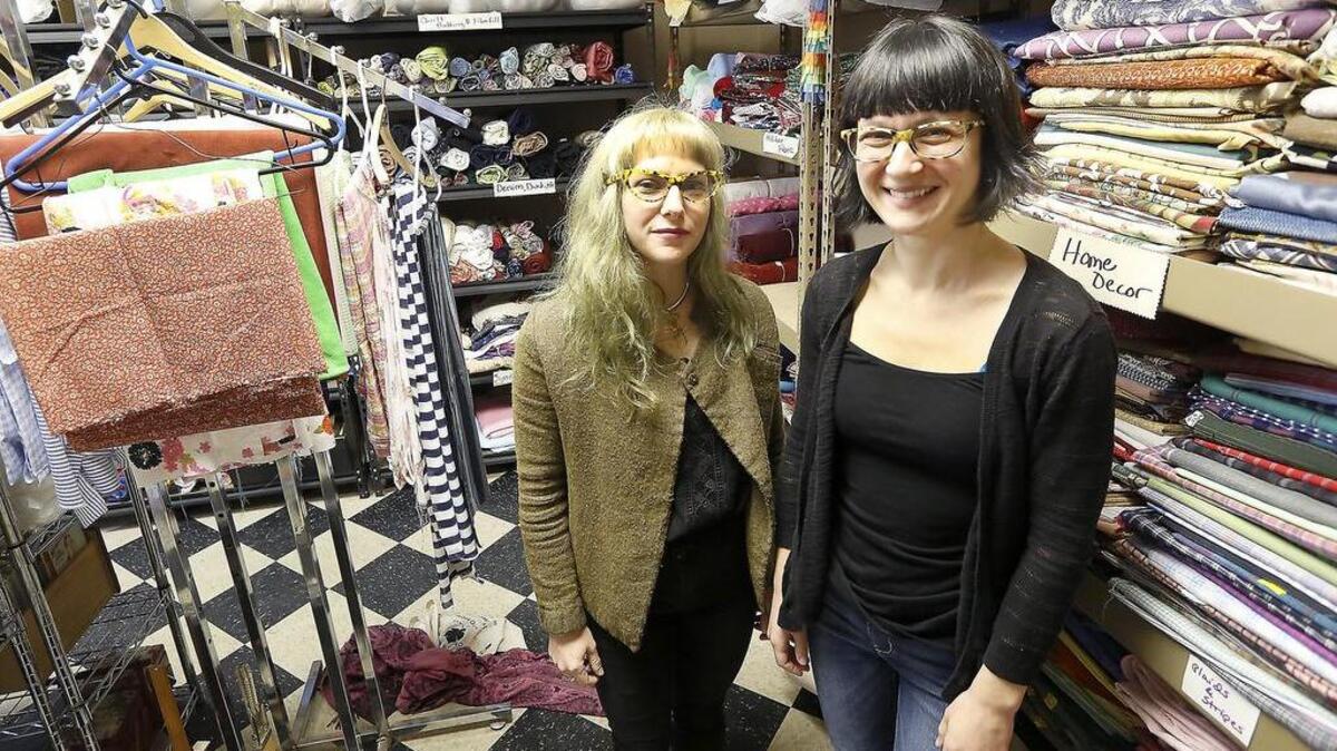 Chrissa Terrel, left, and Rachael Gale, co-directors of SCRAP Tri-Cities in Kennewick, have organized a Trashion Fashion show fundraiser on April 1 in Pasco.