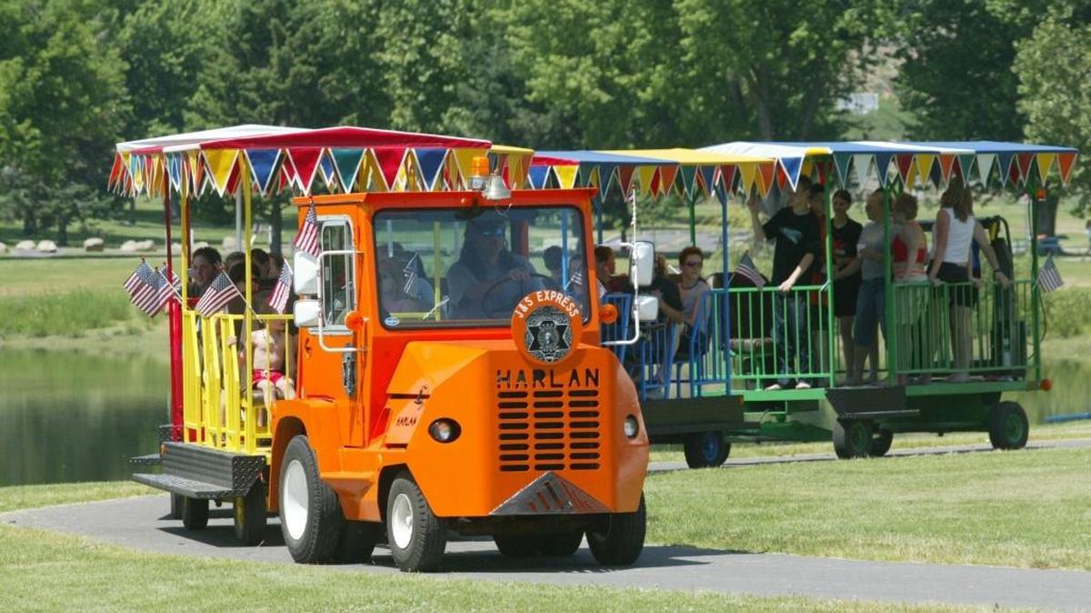 The J&S Dreamland Express runs from 1 to 5 p.m. Saturdays and Sundays from May through September in Kennewick’s Columbia Park.