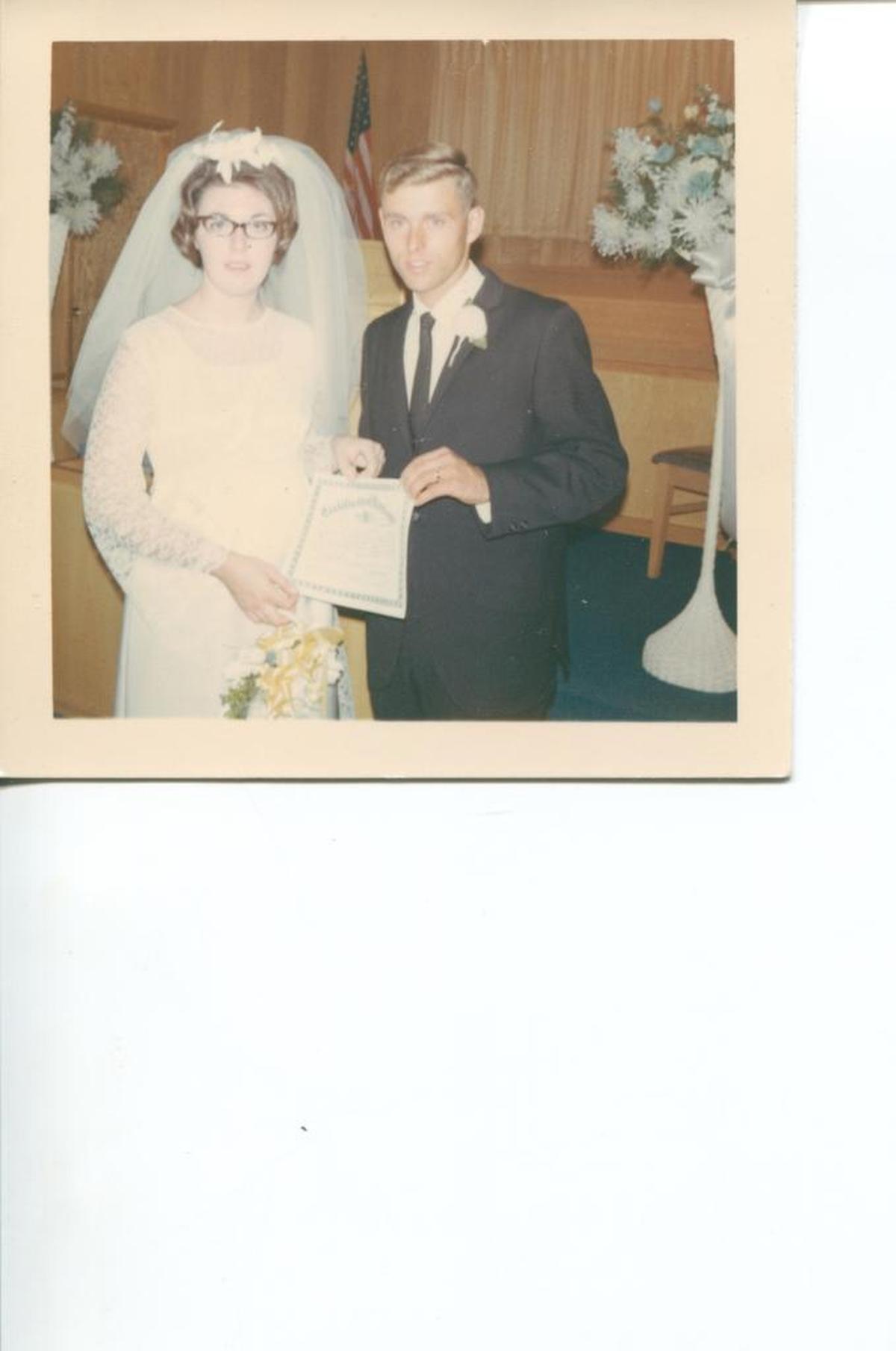 Pam and Darold Minielly in 1967
