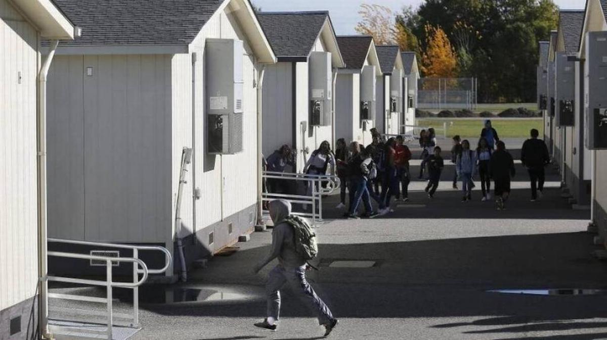 McLoughlin Middle School holds nearly 1,200 seventh- and eight-grade students. The Pasco school is home to more than 30 portable classrooms, according to district information.