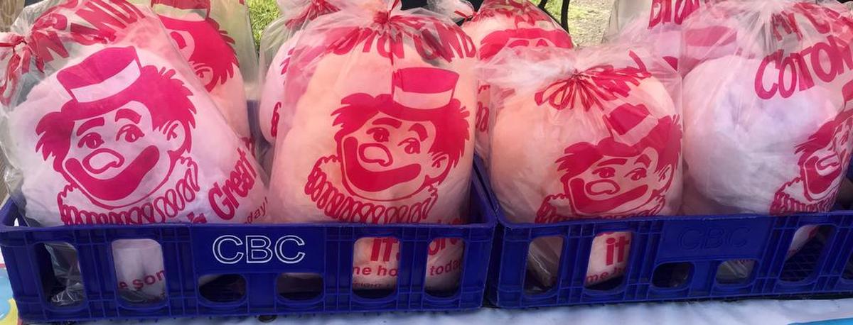 August 22, 2018 - Fair favorite cotton candy is shown at the Benton Franklin County Fair & Rodeo.