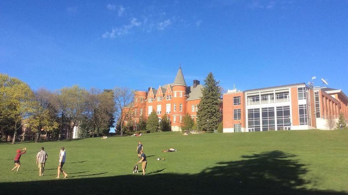Washington State University’s Thompson Hall is seen in this WSU-Pullman photo.