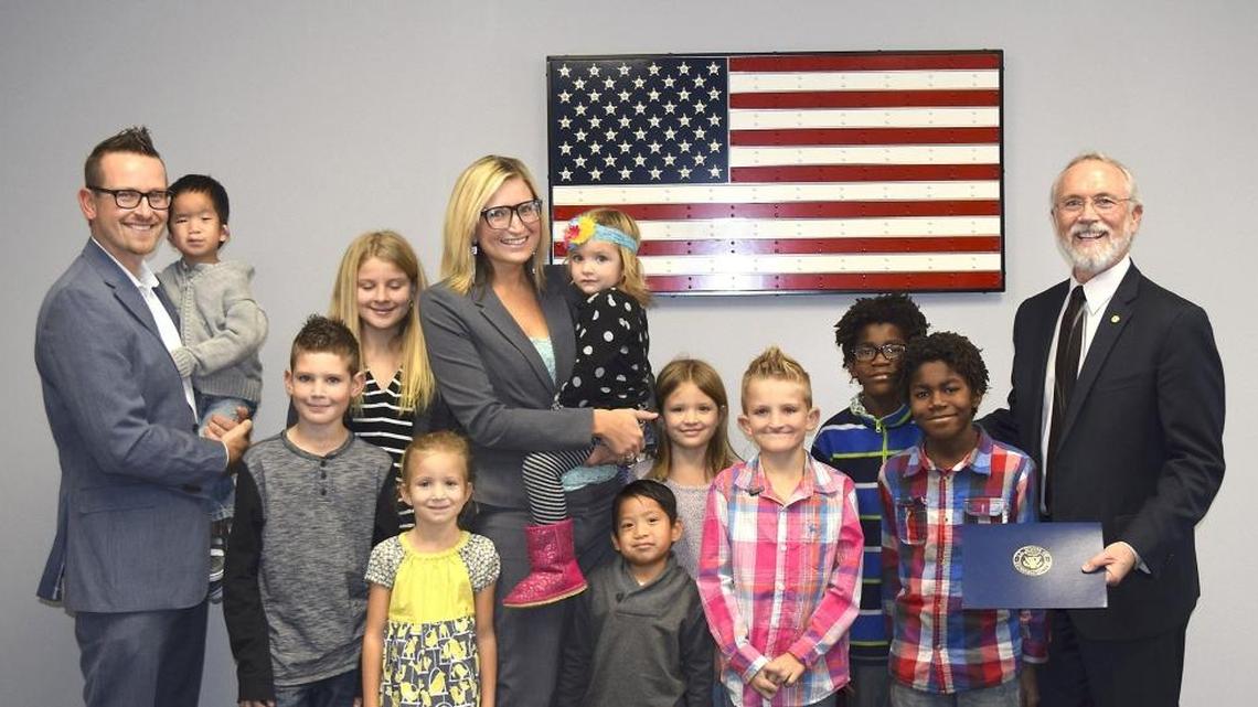 Pasco family honored as ‘Angels in Adoption’