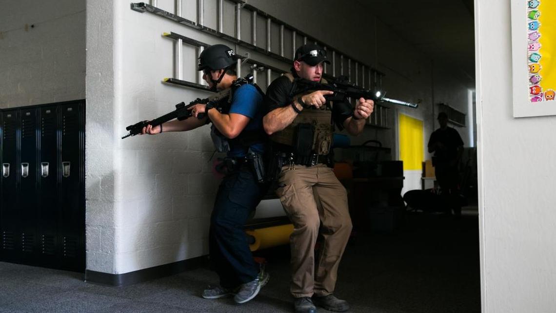What might the response look like to an active shooter at a Yakima Valley school?