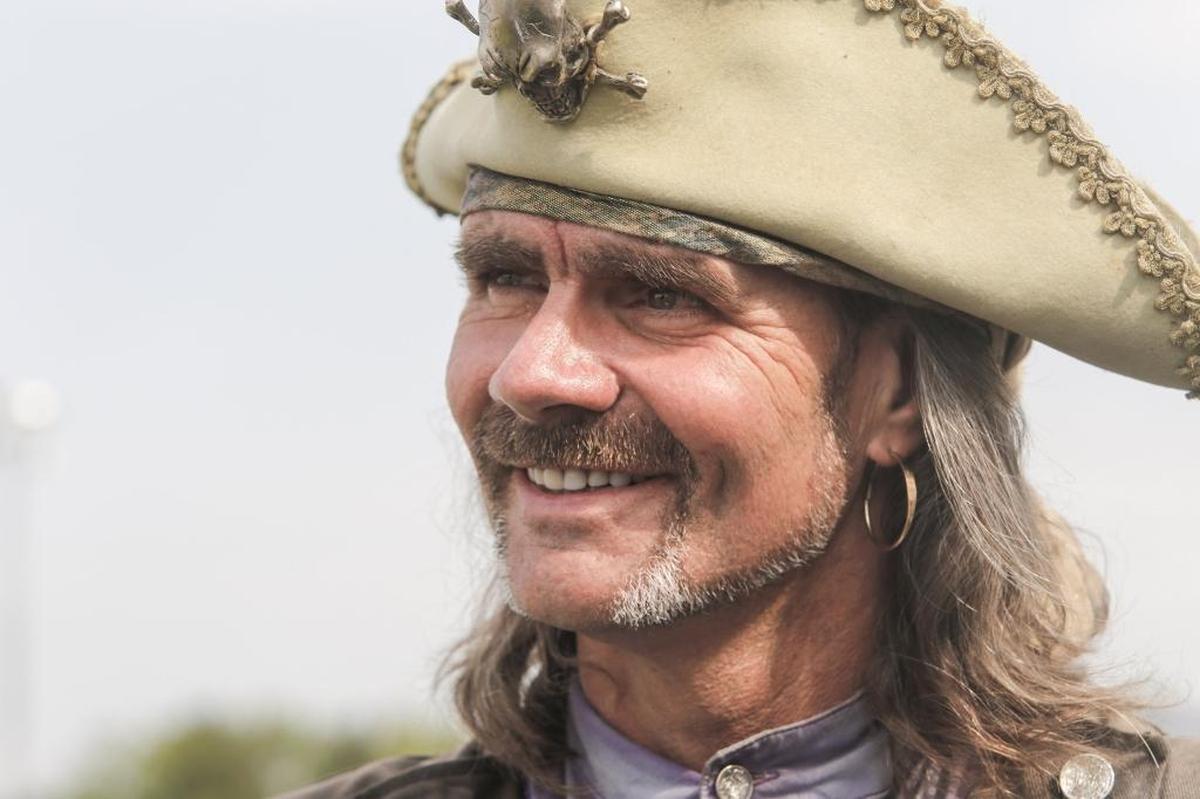 Chris Biro, the parrot pirate, is performing this week at the Benton Franklin Fair & Rodeo in Kennewick.