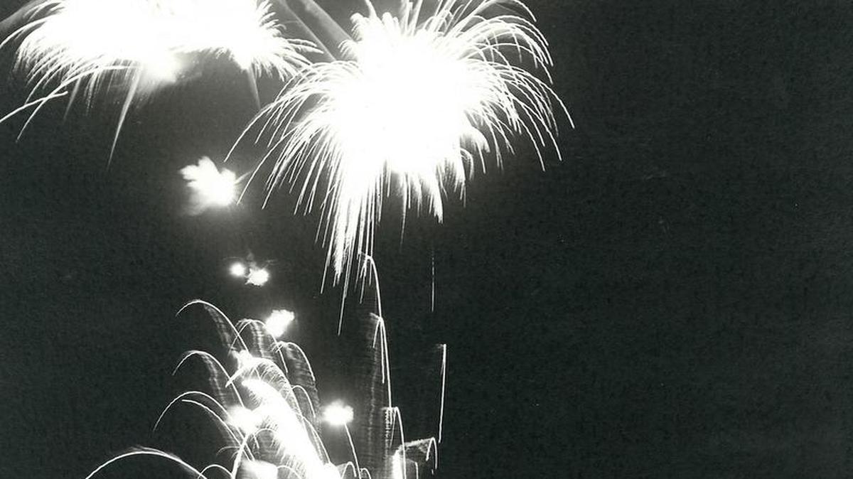 Fireworks shot off from the field of what is now Fran Rish Stadium light up the sky on Independence Day in 1950 in this submitted photo from Chuck Evans. Evans was between his junior and senior years at what is now Richland High School at the time. He was the school’s photographer and took the photo standing on the roof of the high school’s gym.