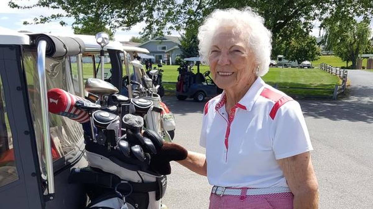 Jackie Minton of Pasco hit a hole in one June 9 at Sun Willows in Pasco. Her third ace came a week before her 87th birthday.