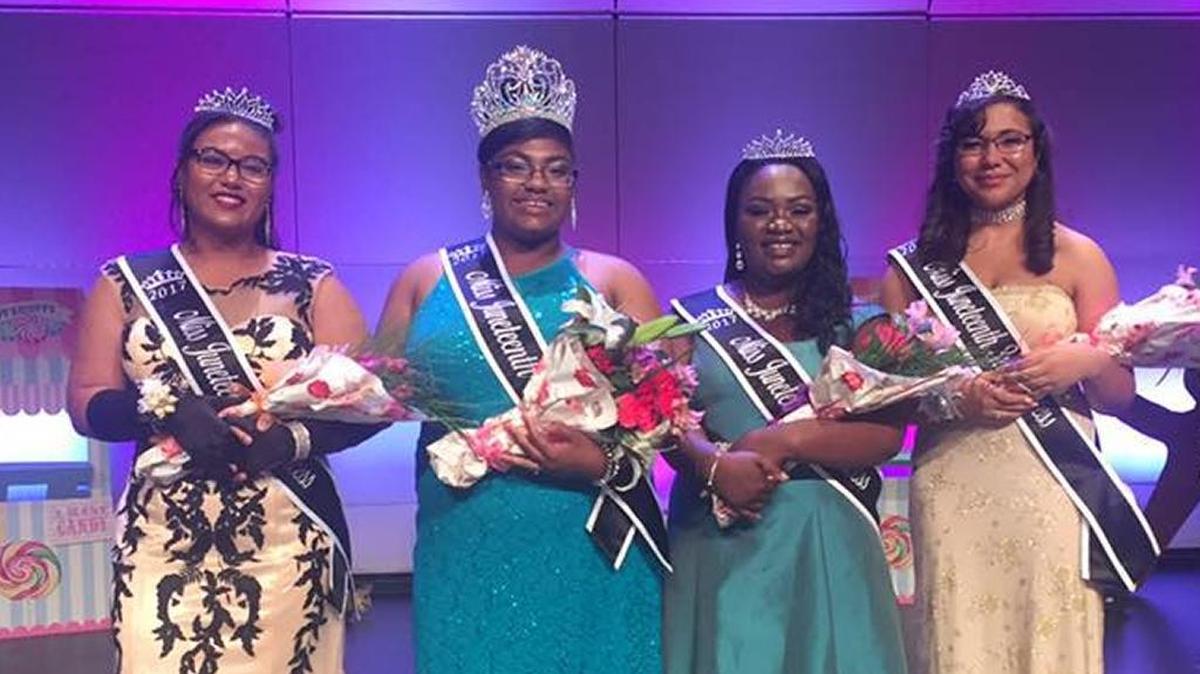 The 2017 Miss Juneteenth court, from left, Princess Kaneeta Groce Salinas, Queen Christana Craig, Princess Kannah and Princess Olivia Milton.