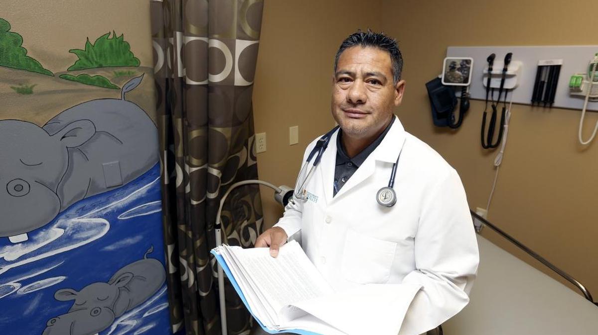 Dr. Saul Valencia, the new medical director of Tri-Cities Community Health. Valencia, originally from Mexico, grew up in Yakima and was the first of his family to go to college.