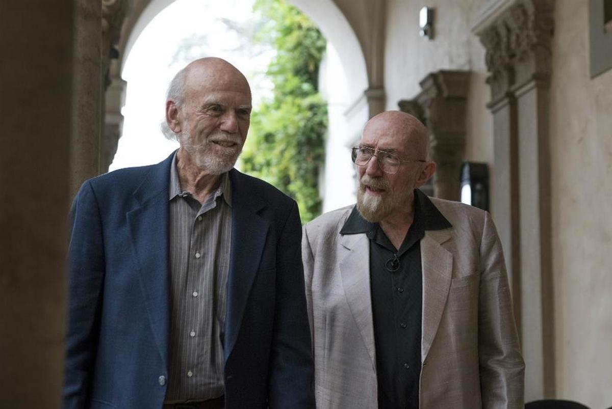 Barry C. Barish and Kip S. Thorne, the California Institute of Technology were named winners of the 2017 Nobel Prize for Physics. Rainer Weiss, not shown, of the Massachusetts Institute of Technology, shared the prize with them.