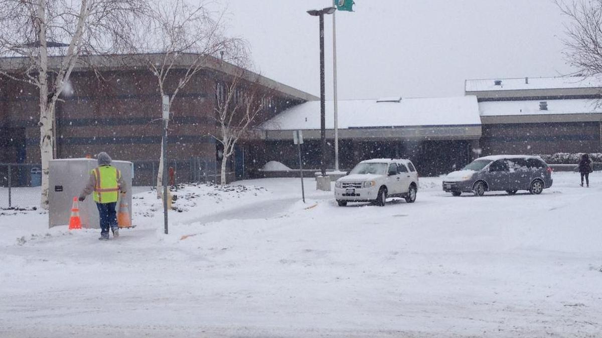Robert Frost Elementary School in Pasco was evacuated after people smelled natural gas.