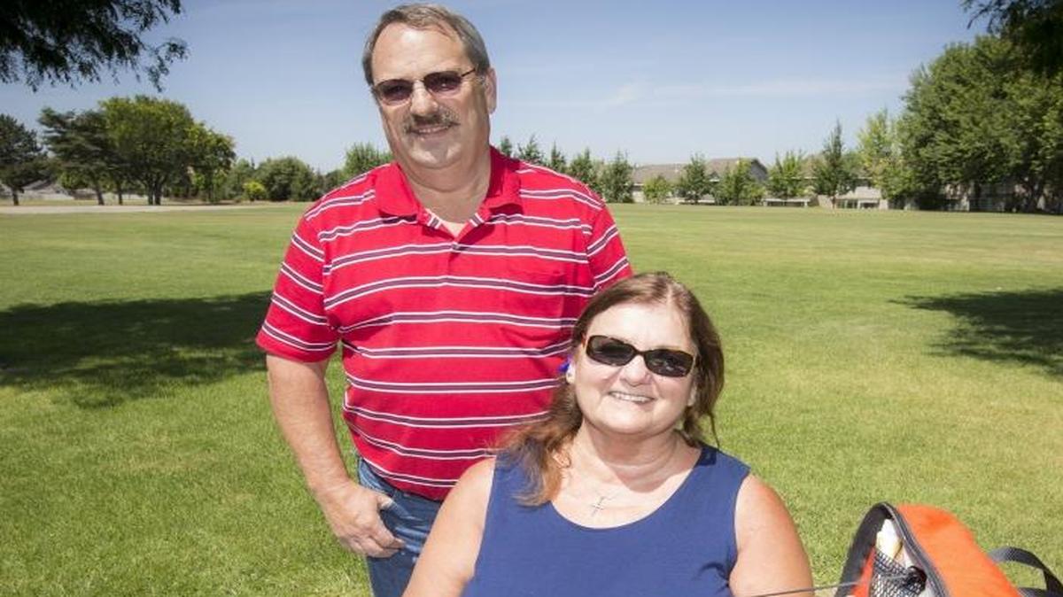 Bud (left) and Marty Rose have been providing first aid at the Water Follies for more than 30 years. The husband and wife are EMT instructors at Columbia Basin College and provide first aid at numerous community events.