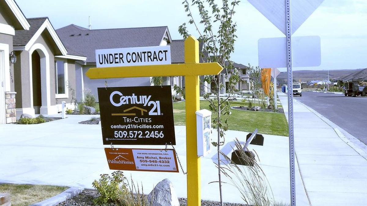 A new home in the Heights at Meadow Springs in South Richland is under contract for sale. The Tri-City home market is one of the tightest in memory, with enough homes for sale to meet just 1 1/2 months worth of demand.