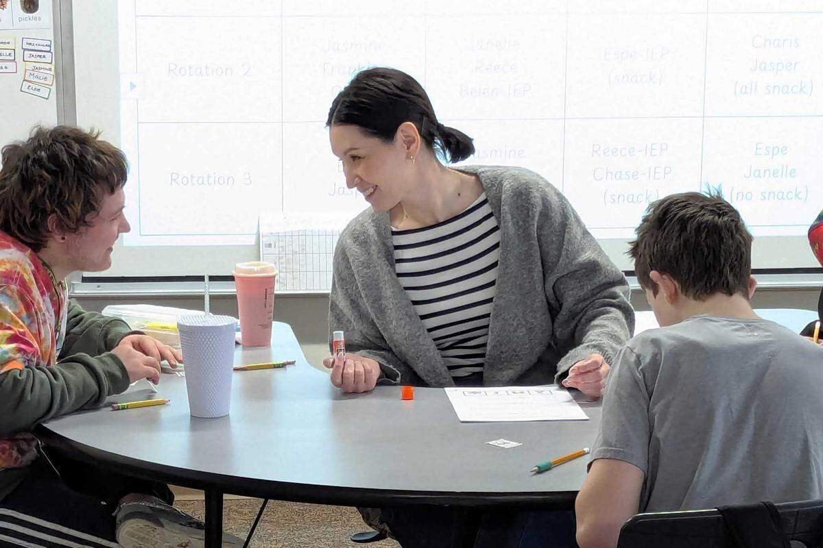 Nicole Tamura is a life skills special education teacher who helps Richland High School students become more confident in real-world settings.