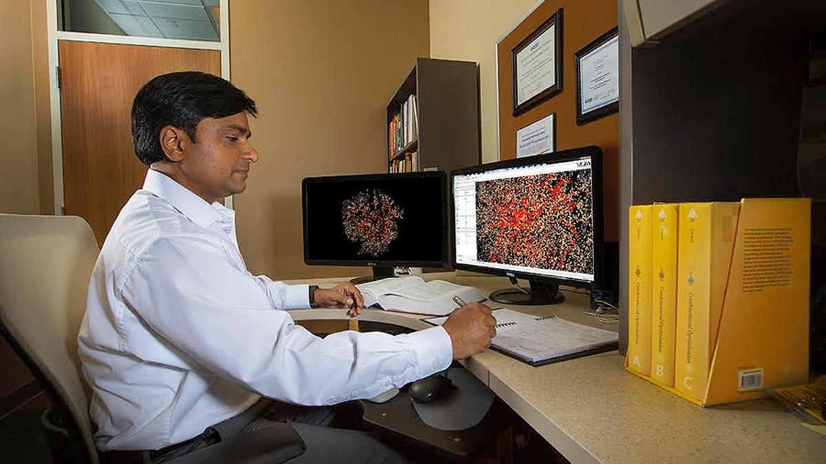 Researcher Mahantesh Halappanavar and his colleagues on the Exascale Computing Project are developing methods and techniques to efficiently implement key combinatorial algorithms.