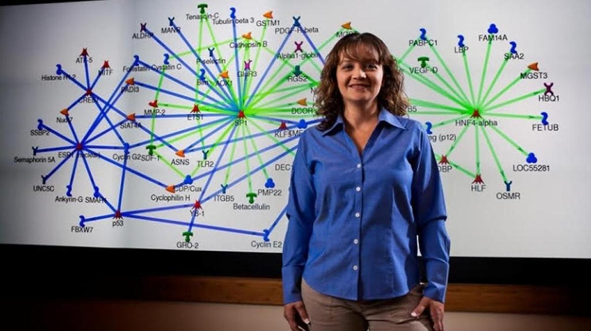 Katrina Waters, a computational biologist at PNNL, is part of a collaboration with Oregon State University that brings together computational science and genome-level laboratory measurements to potentially gain new insights into certain pollutants. By looking at both toxicity pathways and risk potential at the same time, this research could save millions of dollars in testing of chemicals important to public health.