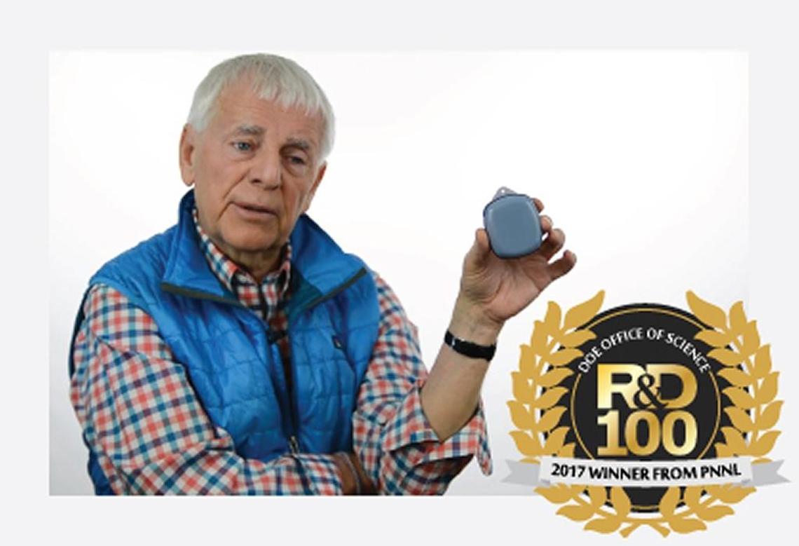 PNNL chief engineer Jim Skorpik led a team that developed a relatively inexpensive detector to alert law enforcement to gunshots fired in schools, churches and offices.