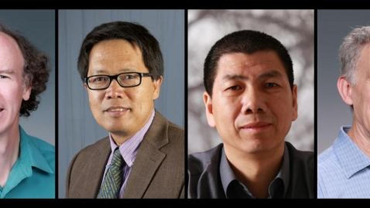 From left to right: Richard Easter, Steven Ghan, Yuehe Lin, Jun Liu, Phil Rasch and Jason Zhang.