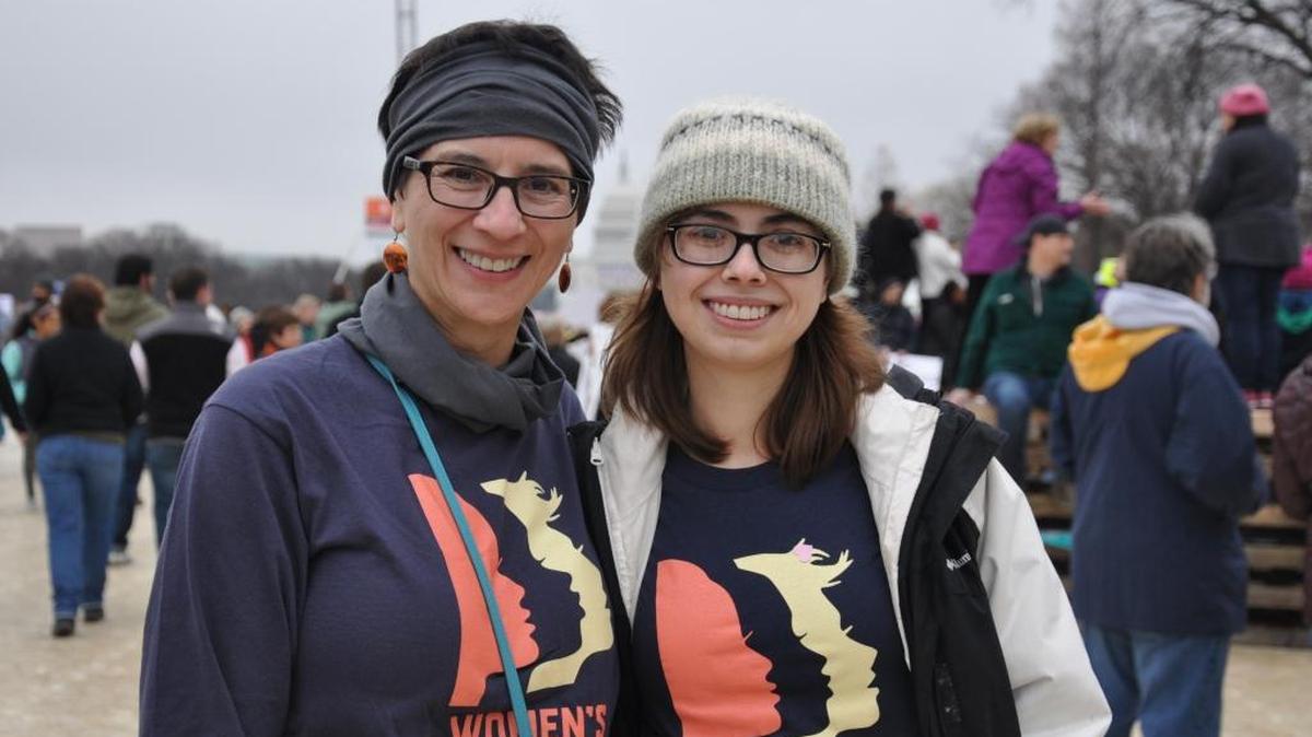 Ofelia Bredt (left) and Arial Bredt.