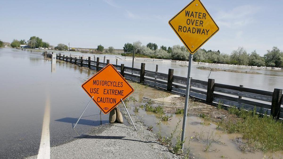 The Yakima River crested at 15.51 feet in May 2011, just short of the 16 feet “major flooding” threshold, covering this low-lying area off Van Giesen Street in Richland.