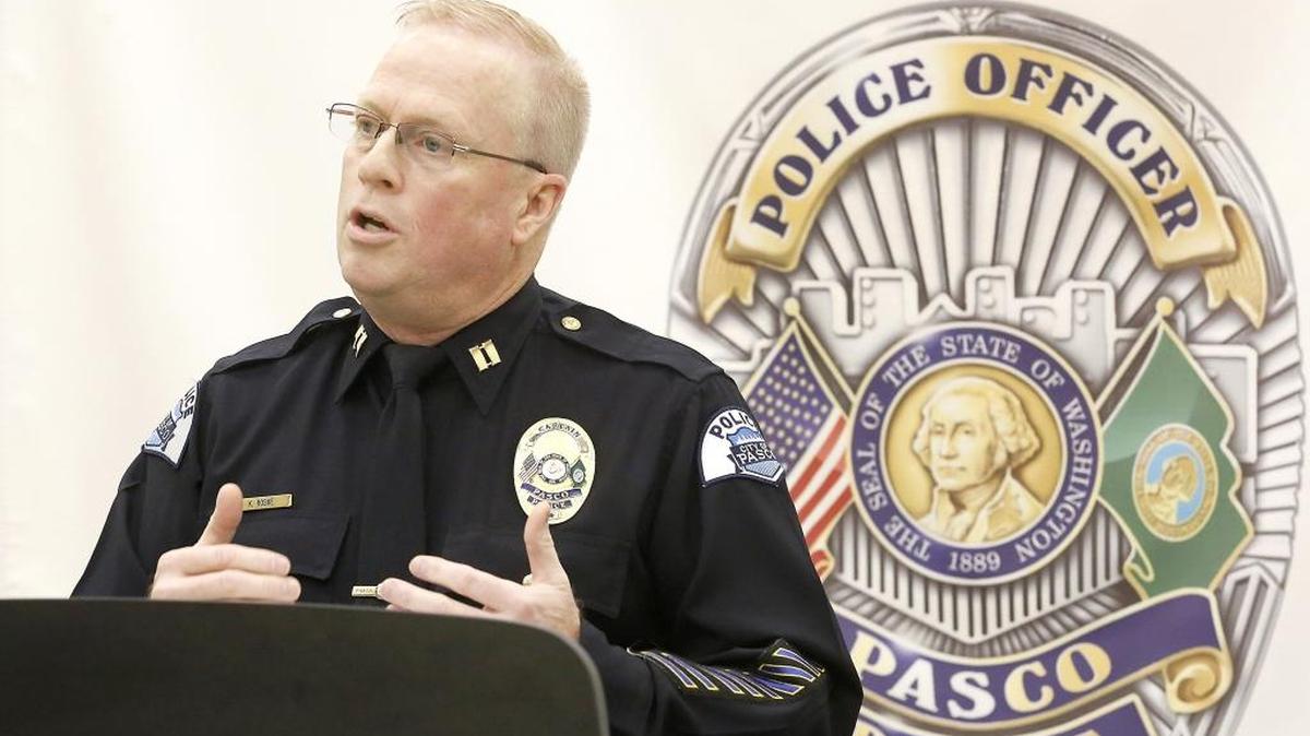 Ken Roske, a 31-year veteran with Pasco police, was just promoted to the department’s deputy chief — second in command behind the chief.