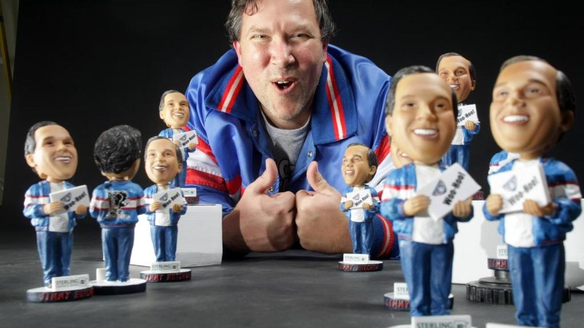 Jimmy “Woo-hoo” Butcher of Kennewick is an avid sports fan who is widely known for his cheering at Tri-City Americans hockey games. Butcher turned 50 Thursday.