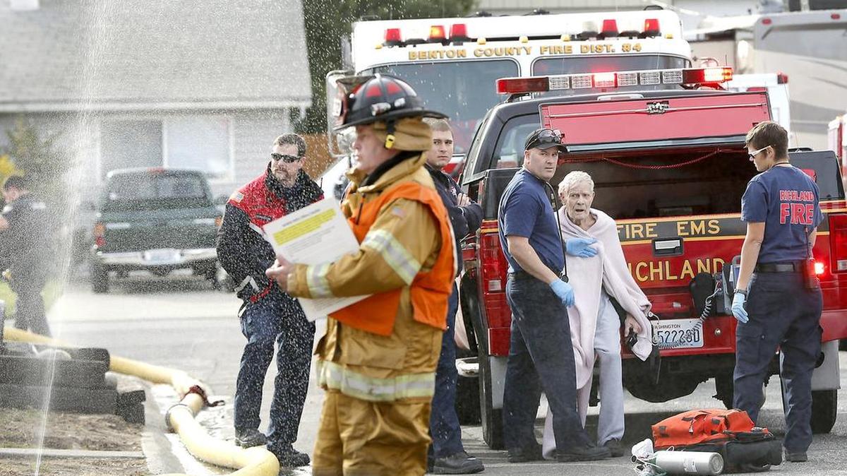 Pete Erickson, 85, lost everything on Monday when his house on Dover Street in Richland burned. Relatives and friends are seeking donations to help the senior.