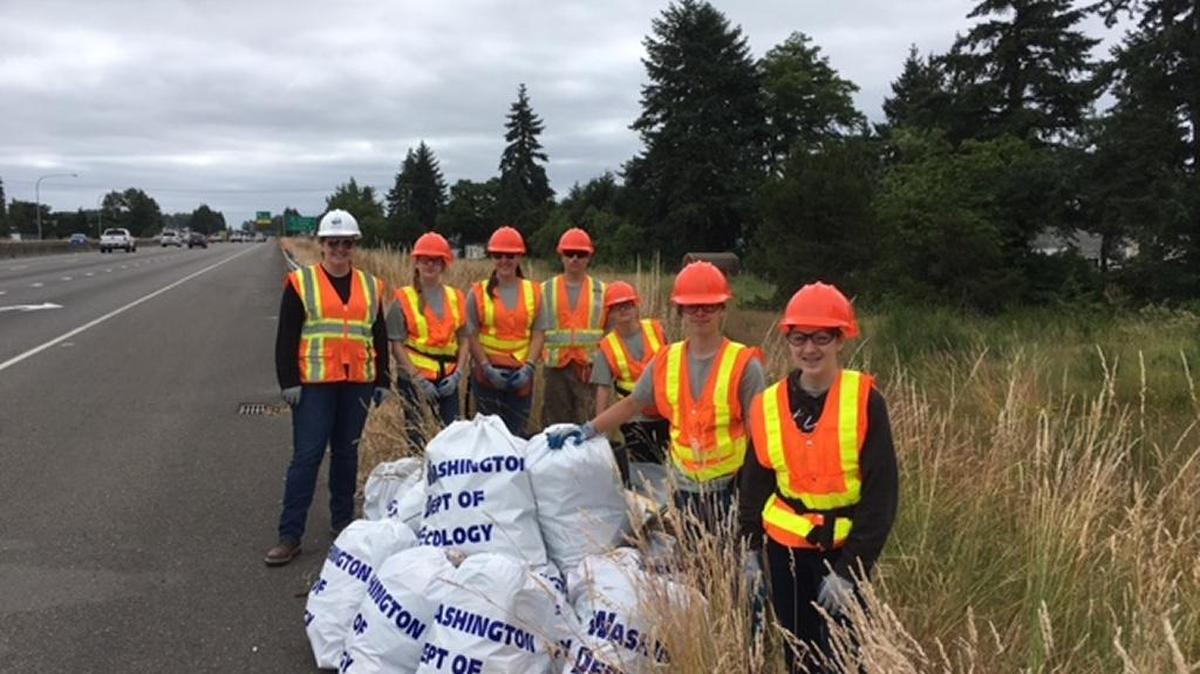 Ecology Youth Corps’ teenage litter crews have begun picking up trash along Mid-Columbia roadways.