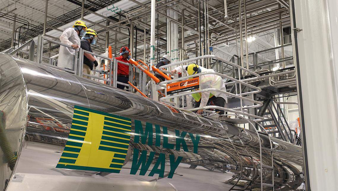 Darigold began processing milk at its new nearly $900 million Pasco plant in June 2025. 