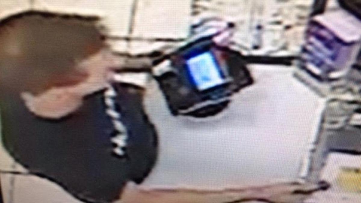 Kennewick police are searching for this man who robbed a Clearwater Avenue gas station Thursday morning.