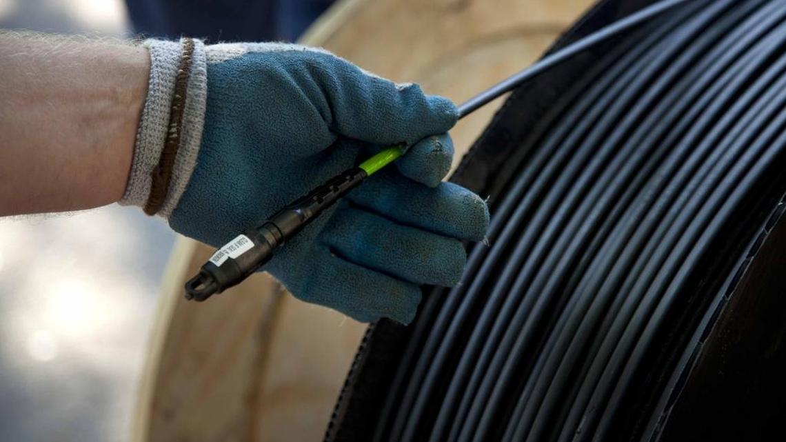 Damage to a fiber optic cable line cut service to some Charter Communications customers in the Tri-Cities on Tuesday. A spokesman said crews were working to repair the damage.