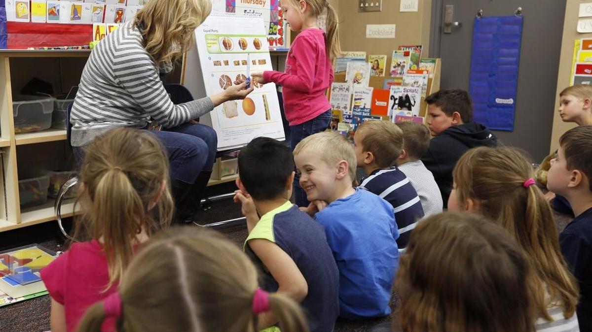 Tri-City kindergartners are reporting to school in September with increasingly well-rounded skill sets says the latest report from Benton-Franklin Trends. This class is at Southgate Elementary School in Kennewick.
