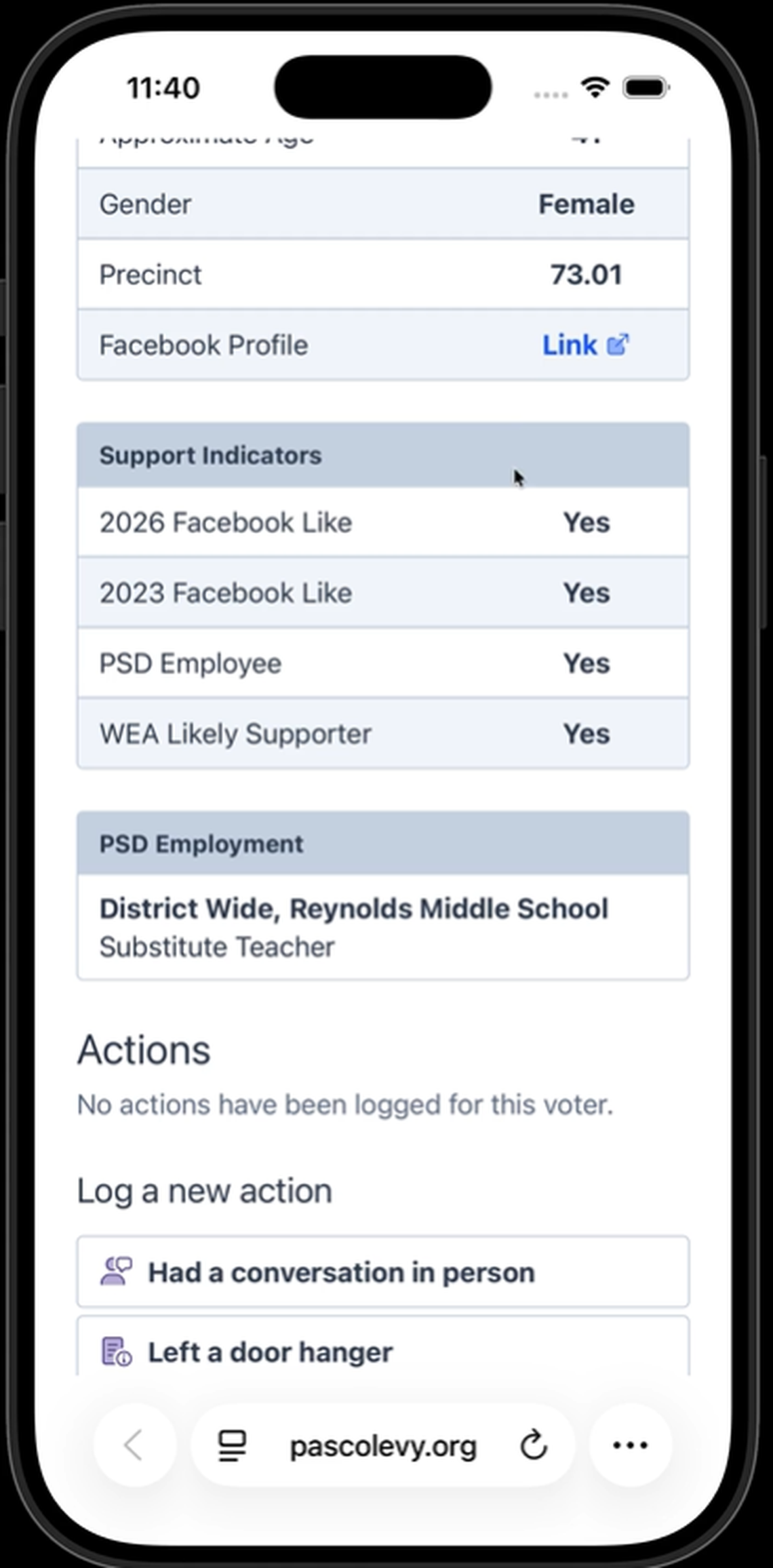 Courtesy Pasco Votes for Schools