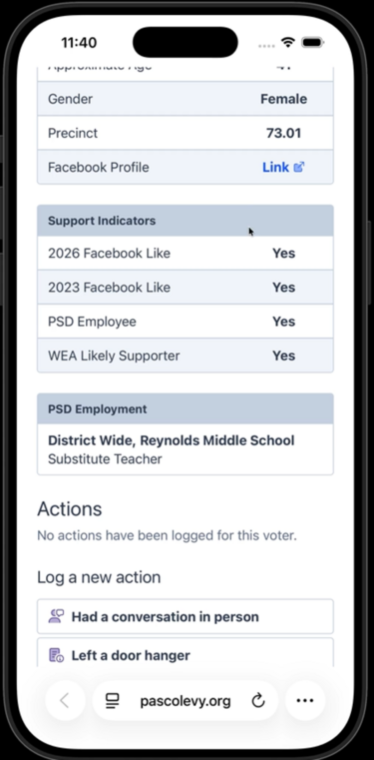 Courtesy Pasco Votes for Schools