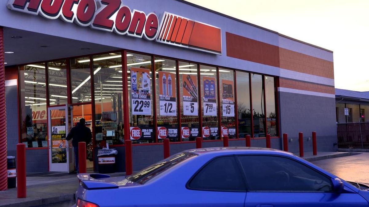 A customer enters the AutoZone store in Pasco at 2220 W. Court St. as a car leaves the parking lot. The Fortune 500 company is building a 443,819-square-foot distribution center and truck maintenance yard at 3733 Capital Ave. in Pasco that will employ about 200 people when fully operational.